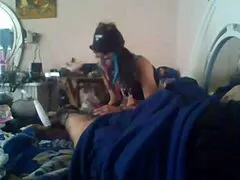 my addicted friend sucks my cock then i fuck her juicy pussy hard