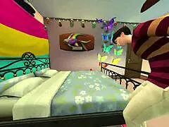 Mommy Cram Session Turns into Pregnant Teen Cumshot Creampie Roleplay