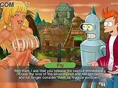 MILFs en el espacio: juego inspirado en Futurama