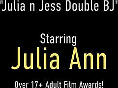 Julia Ann in Jessica James globoko grlo