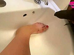 Serie di footjob con cazzo nero grosso