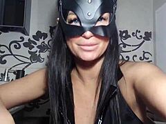 Femdom brunette rir kuk BDSM