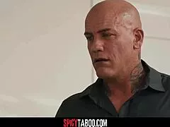 husband walks in on redhead wife riding stepson doggystyle