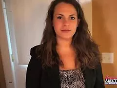 voluptuous brunette milf lilly m gives messy deep bj an thirsty swallows it all up