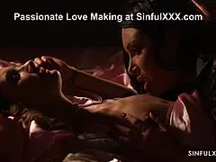 Maid seduces wife with sensual pussy fingering and hungry licks in part II