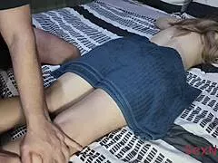 Workaholic Step-Mom Naps During Taboo Massage