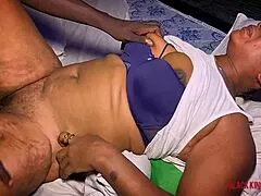 How does mature chichi handle that african naija bbc bulldozing her in doggy missionary?