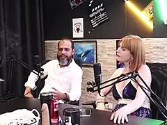 Peek Through Sheer Red at Reh Queen's Best Tantric Massage Moments - Sensual Casting Part 2