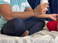 indian bhabhi's big tits bounce as dewar fucks her wet pussy in hd homemade roleplay