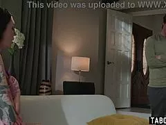 stepbrother catches milf stepsister charlotte sins camming then fucks her doggystyle