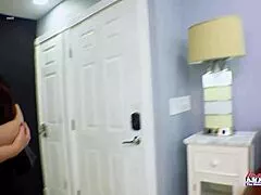 Petite brunettes Ally Lust and Kay Lee share passionate rimjob deepthroat and cum swallow duo