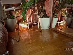 a beautiful petite girl fists stretches gaps her tight asshole with huge anal toy closeup