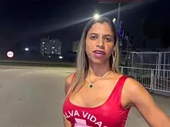 My wife chasing cocks at carnival behind my back 😩🍆