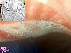 desi stepmom's tight hairy pussy takes stepson's creampie doggystyle in dark bedroom