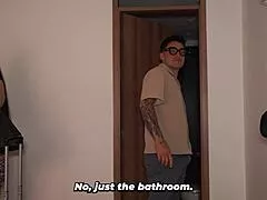 hotel mix-up lands big ass colombian stepmom shaking saggy tits in bed with stepson