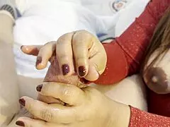 my sensitive cockhead handjob builds to insane orgasm explosion