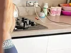 friends russian mom catches my handjob gets horny rides my cock moaning