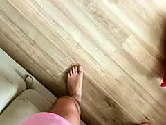 friends russian mom catches my handjob gets horny rides my cock moaning