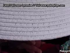 Outdoor couple shares hot cum in mouth finish 😏💦