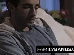 whoa exotic krissy lynn in lingerie surprises stepnephew jake with familybangs heat