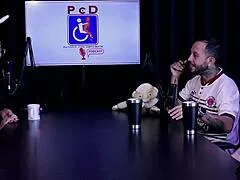 Tifany Rocha's sheer red outfit sparks wild fetish casting group play