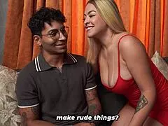 stepmom shows her inexperienced stepson real sex on their first date with big tits shaking