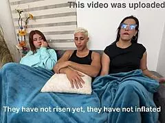 my girlfriend and her big ass stepmom take turns sharing my huge cock separately