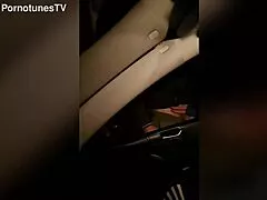 hey stranger pulls up to my car so i milk that cock right there on the street