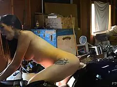 wanna watch this filthy cute milf ashley wolf ride her dildo in the car?