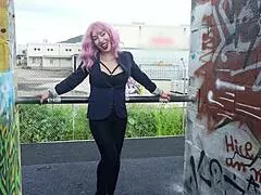 Alira's Innocent Photo Session Explodes into Public Cum Covered Milf Frenzy