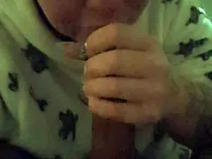 She Sucks Nut From Monster Cock in Slo Mo POV