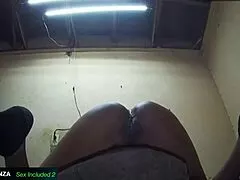 Quick Latina gets her tight pussy bent over doggystyle then filled with hot creampie cum