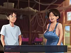 diane's huge tits bounce as monster cock stretches her tight pussy wide