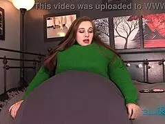 Her balloon fetish spirals as body inflates wildly out of control