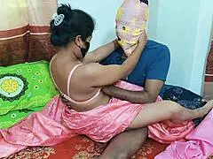 hot indian desi maid sneaks fuck with boss in kitchen after hours