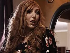 my heart races watching this european babe tongue dive into her stepmom's wet pussy