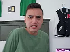 Stepsons spy stepmom's secret porn habit turning into real taboo visual feast