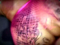 ele loves brazilian bbw deepthroating big cock in fishnets