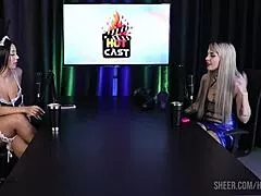 kyra sex shares hottest moments with vitoria beatriz in red sheer cast