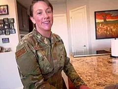 horny military stepmom lola maverick rips clothes and screams in bedroom taboo roleplay!