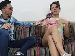 Brother Attacks Crossdressing Sibling During Hairy Transformation Start