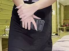 What if I creampie this public petite blonde milf cowgirl style?