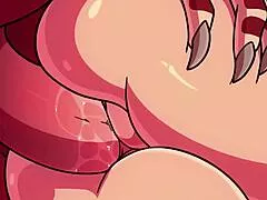 big tits milf fucked hard by furry wendigo pussy creampie ass pounding