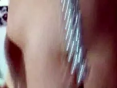 mature russian wife TEASES then BLOWS and RIDES husband's huge cock screaming