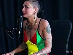 glimpse caroleta roots bora cast sheer red lingerie with bruna carlos sensual outdoor tease