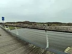 wanna see my huge saggy natural tits flashing on public bridge cougar wife?