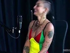 glimpse caroleta roots bora cast sheer red lingerie with bruna carlos sensual outdoor tease