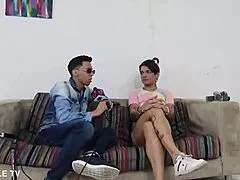 Brother Attacks Crossdressing Sibling During Hairy Transformation Start