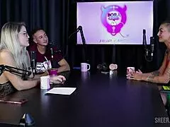 glimpse caroleta roots bora cast sheer red lingerie with bruna carlos sensual outdoor tease