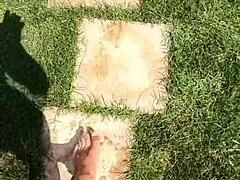 blonde milf pussy pounded poolside almost caught by nosy neighbors 😱💦🌊